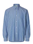 Selected - Slhrlxben Stripe Ls Shirt - Triibulised s&auml;rgid - L