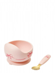 Elodie Details - Silicone Bowl Set Rosy Bow - Beebin&otilde;ude komplektid - ONE SIZE