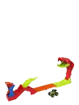 Hot Wheels - Monster Trucks Monstertrucks Sla De Slang Knock-Out Speelset - V&otilde;idus&otilde;idurajad - ONE SIZE