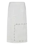 Stella Nova - Elements Embroidered Cotton Skirt - P&otilde;lveni ja midiseelikud - 36