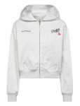 Sporty & Rich - Dodgers Serif Cropped Zip Hoodie - Kapuutsiga pusad - M