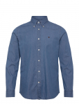 Morris - Light Denim Shirt-Slim Fit - Vabaaja s&auml;rgid - XXL