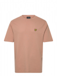 Lyle & Scott - Popcorn Jacquard T-Shirt - L&uuml;hikeste varrukatega - XXL