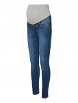 Mamalicious - Mlvancouver Slim Dark Blue Jeans - Kehasse hoidvad - 30 x 32