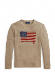 Ralph Lauren Kids - Contrast-Trim Iconic Flag Sweater - Pulloverid - 132-137