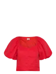 Twist & Tango - Audrina Linen Top - L&uuml;hikeste varrukatega - 38