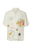 Selected - Slhrlxhotel Amour Print Ss Shirt - L&uuml;hikeste varrukatega s&auml;rgid - XXL