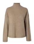 Selected - Slwcille Cashmere Blend High Neck Noos - K&otilde;rge kaelusega - S