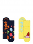 Happy Socks - Kids 2-Pack Ice Cream Anti-Slip Socks - Libisemisvastased sokid - 6-12M