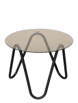 Leitmotiv - Side Tabel Ventana Round - Abilauad ja v&auml;ikesed lauad - &Oslash; 50 CM