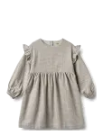 Wheat - Dress L/S Gro - Pikkade varrukatega vabaajakleidid - 140