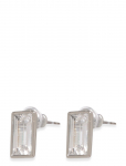 Lauren Ralph Lauren - Pe Baguette Cz Stud - Rhd/Cry - Needid - ONE SIZE 0.9 cm