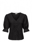 JDY - Jdyjakobe 2/4 Lace Top Jrs - L&uuml;hikeste varrukatega - M