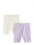 Lindex - 2-Pack Cycling Shorts With Lace Trim - L&uuml;hikesed p&uuml;ksid - 122
