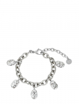 Bud To Rose - Kaia Charm Bracelet Silver - K&auml;eketid - ONE SIZE