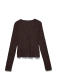 Vero Moda - Vmflora Ls Peplum Top Jrs - Džemprid - M