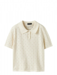LMTD - Nlfhoint Ss Short S Knit Polo - L&uuml;hikeste varrukatega polos&auml;rgid - 158-164