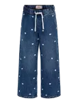 Kids Only - Kmgpierce Wide Print Jeans Dnm Pim - Laiad teksad - 104
