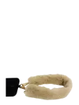 Pipol's Bazaar - Fluffy Faux Fur Handle 40 Cm Beige - Telefonihoidjad ja ripatsid - ONE SIZE