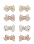 Mimi & Lula - 8 Hair Clips - Tutu Bow - Juukseklambrid - ONE SIZE
