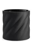Cooee Design - Twist Flowerpot Medium Black - Lillepotid - M
