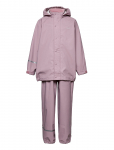 CeLaVi - Basic Rainwear Set -Solid Pu - Vihmariiete komplektid - 86-92