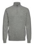 Barbour - Barbour Essential Lambswool Half Zip - Poolpika lukuga džemprid - XXL