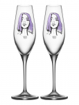 Kosta Boda - All About You Forever Mine Champagne 2-Pack 23Cl - &Scaron;ampanjaklaasid - 23 CL