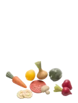 Dantoy - Green Garden Fruit & Vegetables In Net 10 Pcs - Toys - 10X 15X 12CM