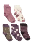 Minymo - Socks W. Pattern (5-Pack) - Sokid - 19\22