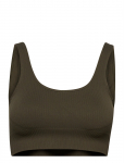 Aim&acute;n - Khaki Ribbed Seamless Bra - Sports Bras - All - XS