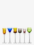 Lyngby Glas - Aquavit Glass London 18 Cm 6 Pcs Assorted - Pitsid - ONE SIZE