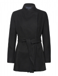 French Connection - Platform Felt Crossover Coat - Villased jakid - S