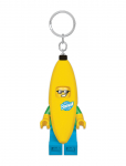 LEGO - Lego Ikonisk, Bananfyr N&oslash;glering Med Led-Lys - Bag Tags - ONE SIZE