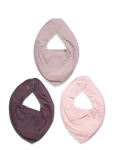 Fixoni - Bandana Bibs 3-Pack - Pudip&otilde;lled - ONE SIZE