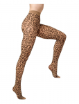 Sneaky Fox - Leopard Tights - Pantyhose & Leggings - ONE SIZE