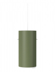 MOEBE - Tube Pendant, Pine Green, Large - Rippvalgustid - 14X8CM