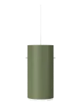 MOEBE - Tube Pendant, Pine Green, Large - Rippvalgustid - 14X8CM