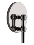 STOFF Nagel - Stoff Nagel Wall Hanger - Black Chrome - K&uuml;&uuml;nlajalad - 14.5X11CM