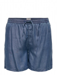 ONLY Carmakoma - Carpema Life Lyocell Dnm Shorts Yok - Vabaaja l&uuml;hikesed p&uuml;ksid - 48
