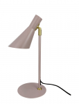Dyberg Larsen - Dl12 Mini Bordlampe Beige Messing - Laualambid - H37CM
