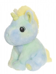 Teddykompaniet - Unicorn, Rainbowcoloured, Yellow - Pehmed loomad - 26 cm
