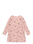 Minymo - Dress Ls Aop Rib - Pikkade varrukatega vabaajakleidid - 62