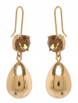 Bud To Rose - Drop Crystal Hook Earring - Rippuvad k&otilde;rvar&otilde;ngad - ONE SIZE