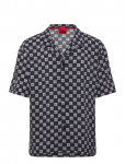 HUGO - Beach Shirt Relaxed - L&uuml;hikeste varrukatega s&auml;rgid - L