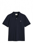 Gant - Texture Stripe Polo - L&uuml;hikeste varrukatega - M