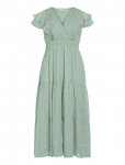 Vila - Vikaren C/S Midi Frill Dress/Dc/Ka - P&otilde;lveni ja midi - 36