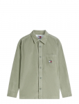 Tommy Jeans - Tjm Brick Cord Overshirt Ext - Velvets&auml;rgid - XXL