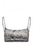 Weekday - Printed Pull-Over Scoop Neck Bikini Top - Bandeau bikiinitopid - S