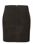 Kaffe - Karachel Suede Skirt - L&uuml;hikesed seelikud - 36